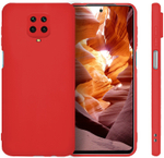 Мягкий Soft Touch чехол из силикона для XIAOMI REDMI NOTE 9 PRO / 9S / POCO M2 PRO с бархатной подкладкой