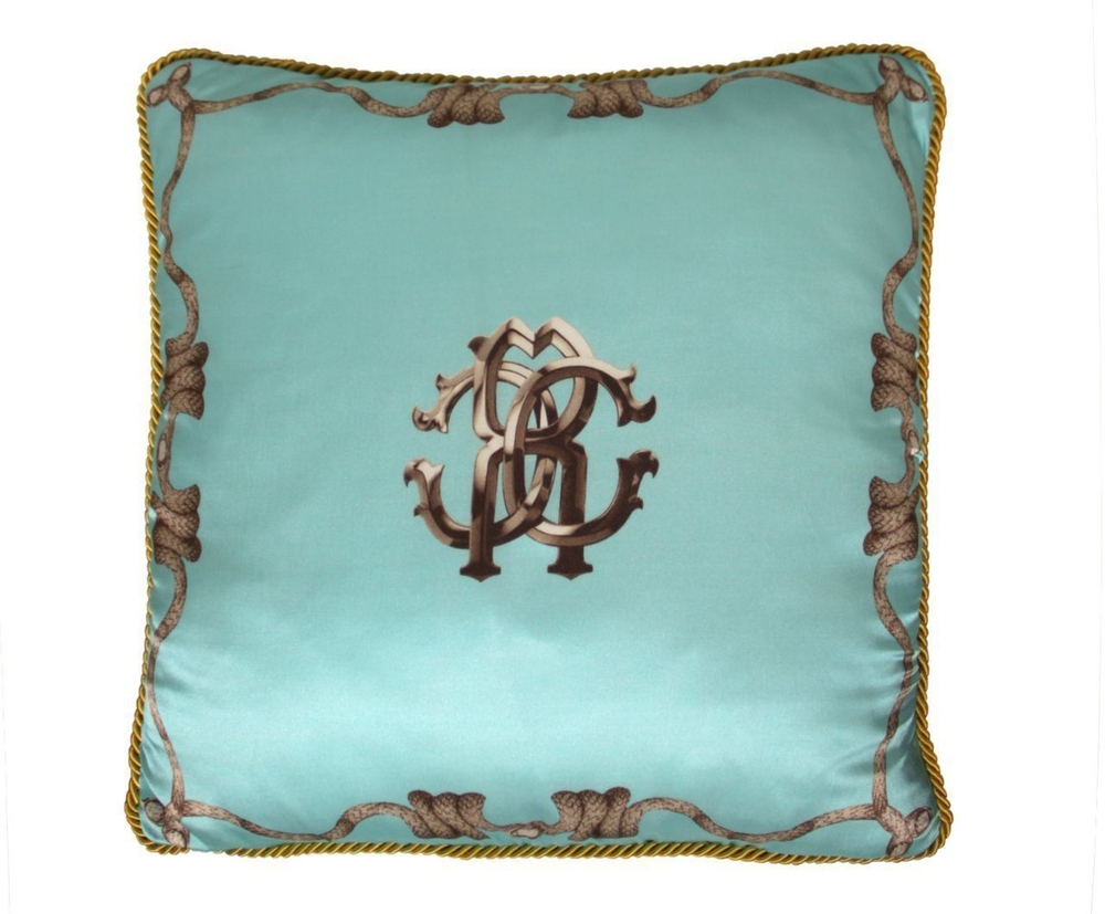 Подушка декоративная 60х60 Roberto Cavalli Firenze Turquose