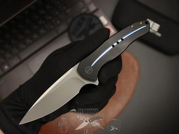 Складной нож WE Knife Kitefin 2001E c клинком из стали CPM-S35VN, рукоять титан