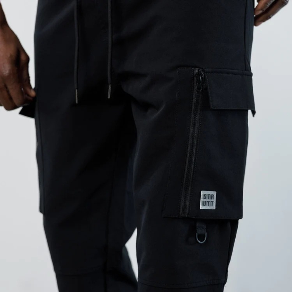 Штаны STRUTT Mineral Cargo Pants Black