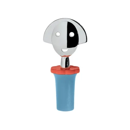 Alessi Пробка для вина Anna Stop 2 синяя EAN 8003299920600