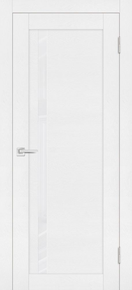Дверь PST-8 / Цвет белый ясень / белоснежный лакобель / Двери PROFILO PORTE Дверь PST-8 / Цвет белый ясень / белоснежный лакобель / Двери PROFILO PORTE