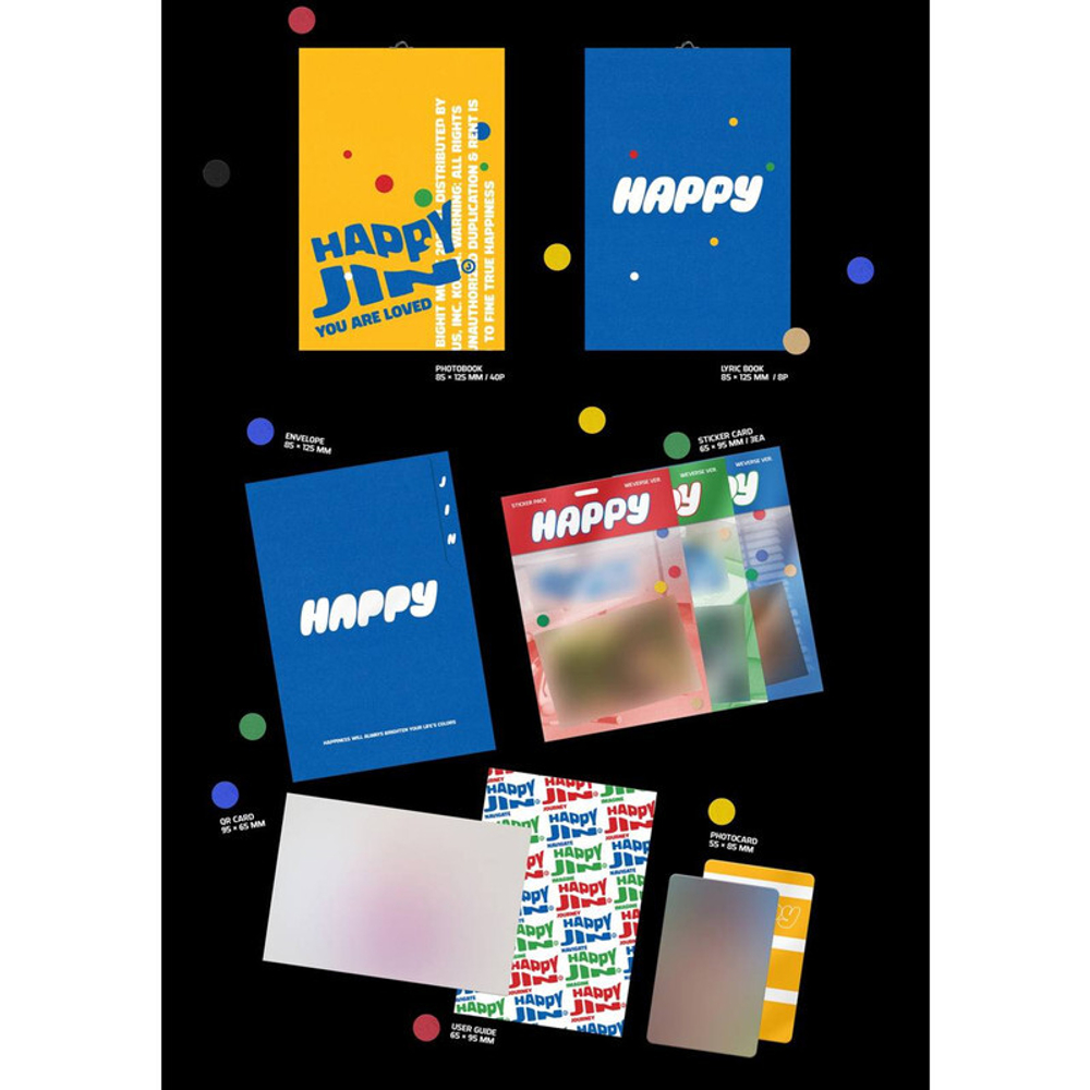 Альбом Jin (BTS) Happy (weverse albums ver.)