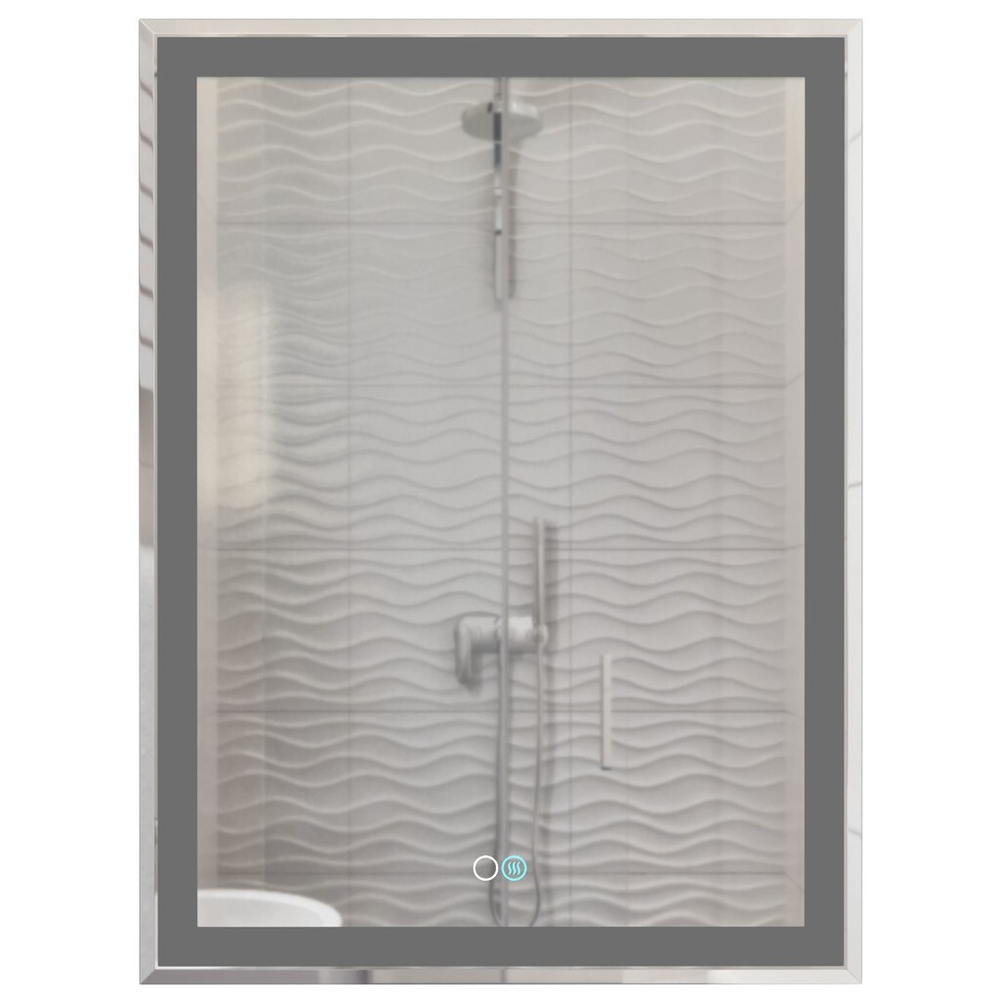 Зеркало MIXLINE "Минио-2" 600*800 (ШВ) сенсорный выключатель, светодиодная подсветка + подогрев
