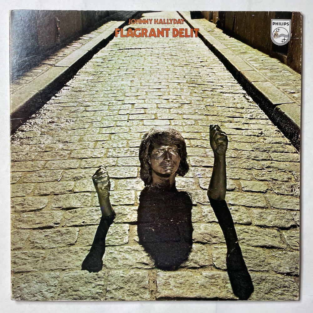 Винтажная виниловая пластинка LP Johnny Hallyday Flagrant Delit (Canada 1971)
