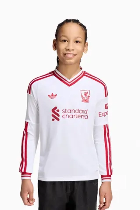 Футболка с длинными рукавами adidas Originals Liverpool FC 26/27 Away Junior - белый