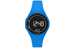 PUMA Reset V2 Series Wrist Watch Quartz Movement PU Strap 42mm Black Dial Men"s Watches 50m Water Resistant
