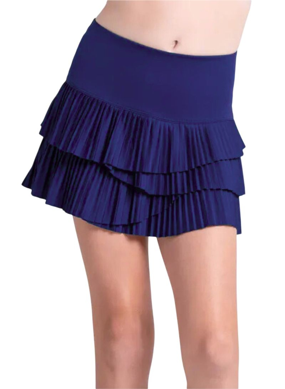 Юбка для девочек Lucky in Love Girls Envy Scallop Pleat — темно-синяя