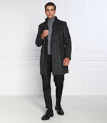 пальто h-hyde-j-bib-pad-224 BOSS BLACK - графитовый(50479570)