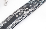 Серебристый кружевной бондажный комплект ToyFa Marcus 714001