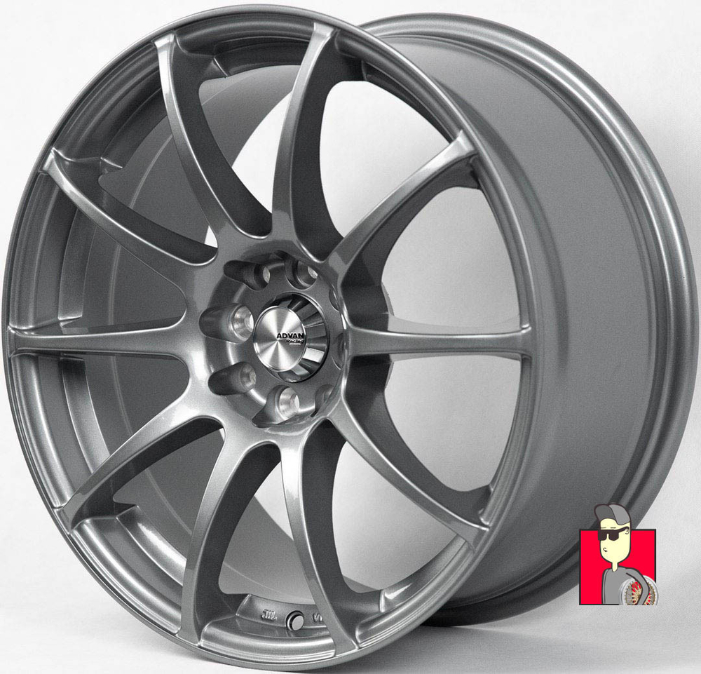 Комплект дисков Advan RS 17x8 et38 4x100/4x108