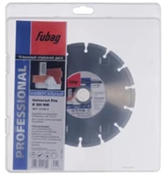 Алмазный отрезной диск Fubag Universal Pro D115 мм / 22,2 мм
