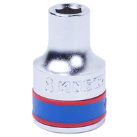 KING TONY (433508M) Головка торцевая стандартная шестигранная 1/2", 8 мм