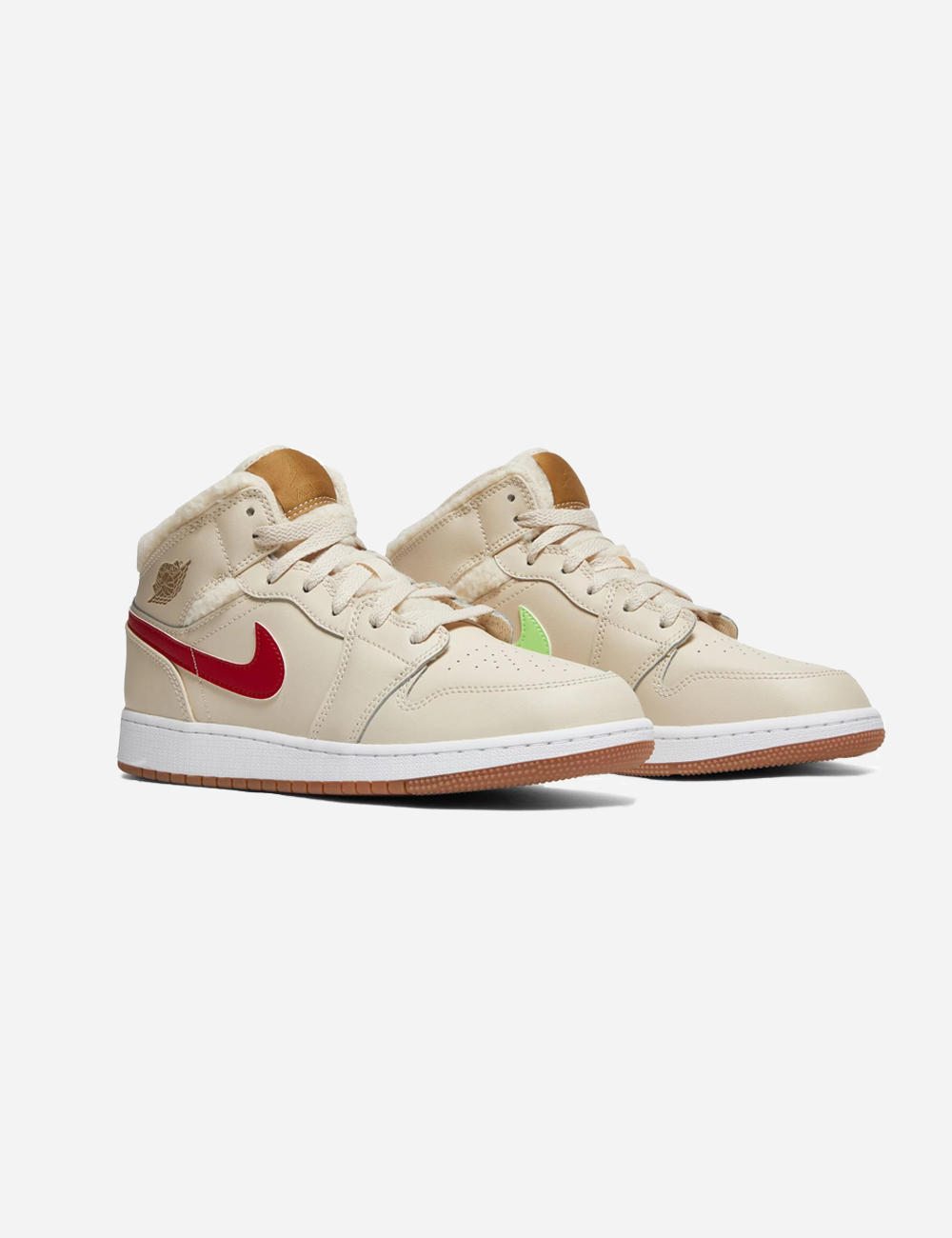 Air Jordan 1 Mid "Fleece Pearl White"