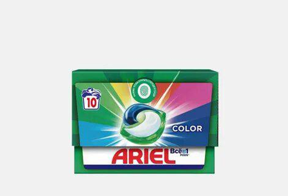 АРИЭЛЬ Авт гель СМС жидк.Liquid Capsules Color 10*19,5г *4