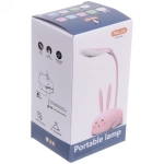 Светильник настольный «Marmalade-Мишка» LED 28,5*9,2*6,8см USB 5v 3w, Розовый
