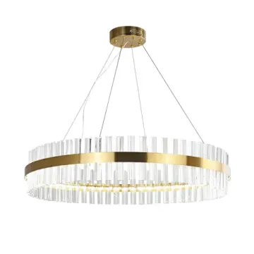Подвесная люстра 50W 3000K 4012-8P золотой Placerat Favourite