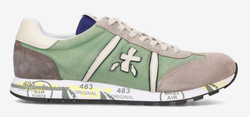 Premiata Lucy 6602 Серые с зеленым
