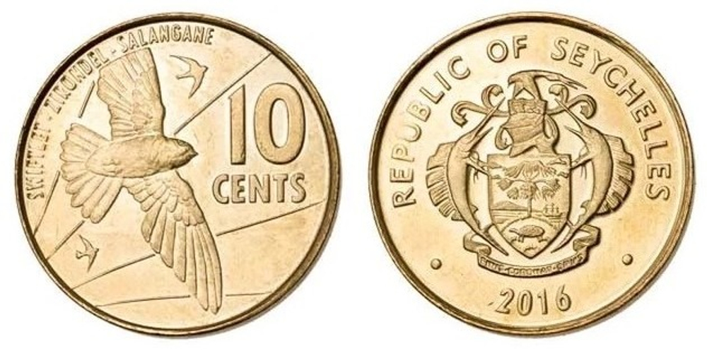 Сейшелы 10 центов, 2016 - 2022 Аэродрамус XF