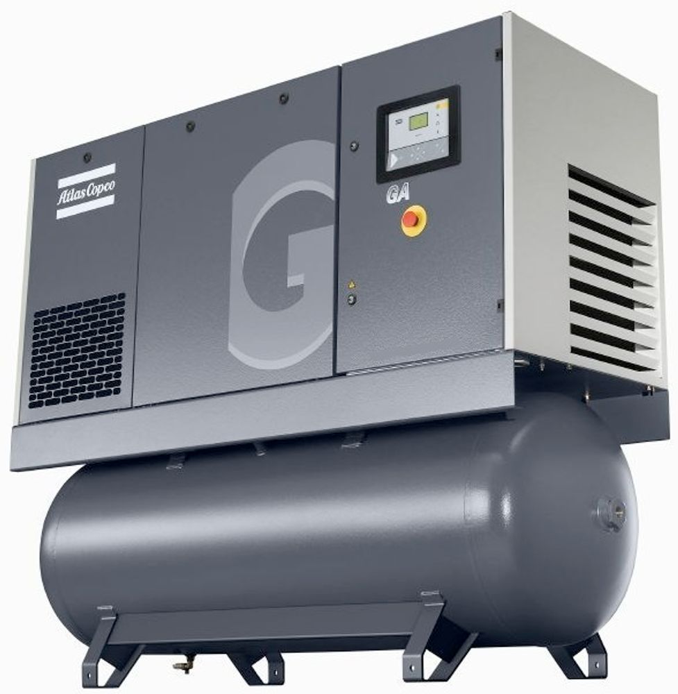 Винтовой компрессор Atlas Copco GA 18 7,5 с ресивером