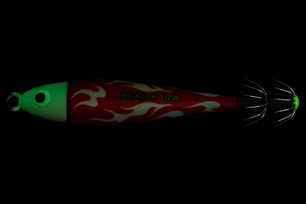 Кальмарница HIGASHI Squid Cloth sinker 125g #06 Hot Fireman
