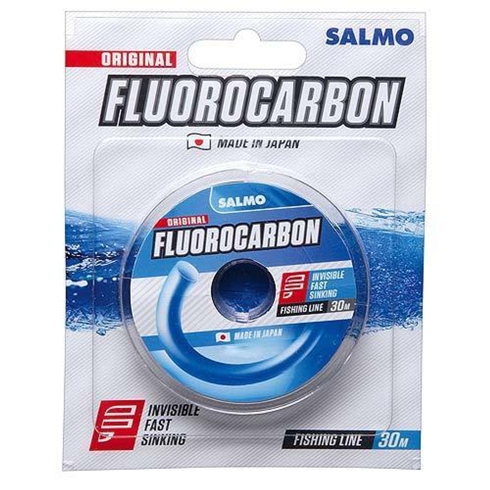 Леска монофильная Salmo FLUOROCARBON 30м, 0,10мм