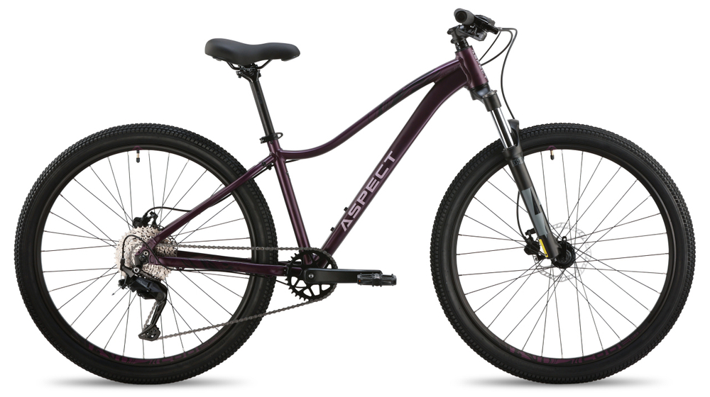 Велосипед Aspect Alma Pro 27.5 (2026) (M (18"), Фиолетовый)