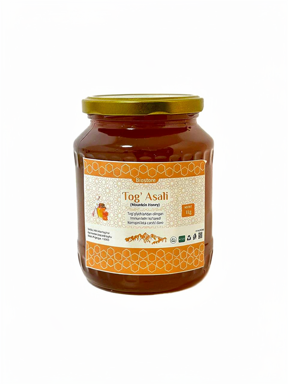 Biostore, Mountain Honey, 1 kg | Togʻ asali, 1 kg