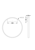 Настенный светодиодный светильник Maytoni Rim MOD058WL-L35W4K