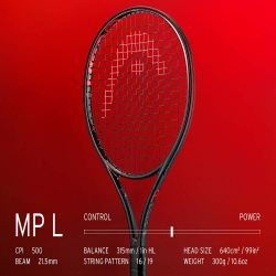 Теннисная ракетка Head Prestige MP L - струныnięta