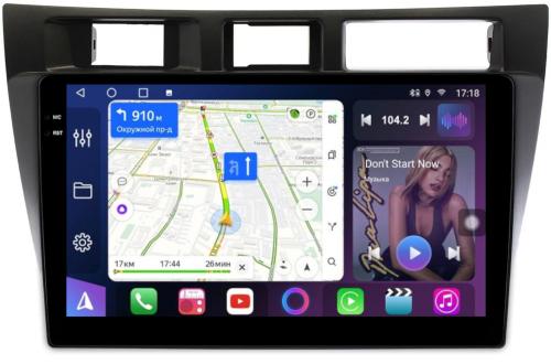Магнитола для Toyota Mark II 110, Verossa 2000-2004 (вниз) - FarCar S400-TS18 монитор 9.5" QLED на Android 14, CarPlay, 4G SIM-слот