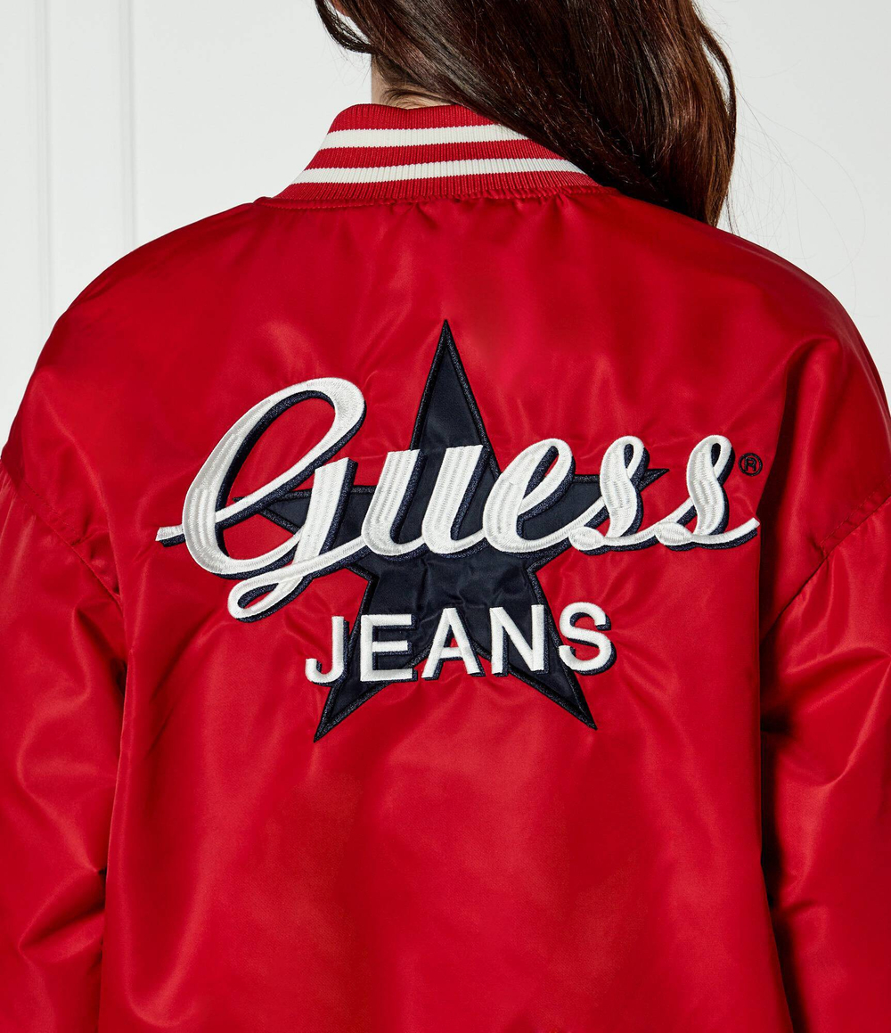 Куртка бомбер VARSITY Guess Jeans - красный(W5RL43 WHAA2)