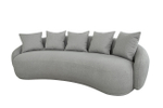 Диван Garda Decor Форли (Forli) светло-серый 250*116*72 см