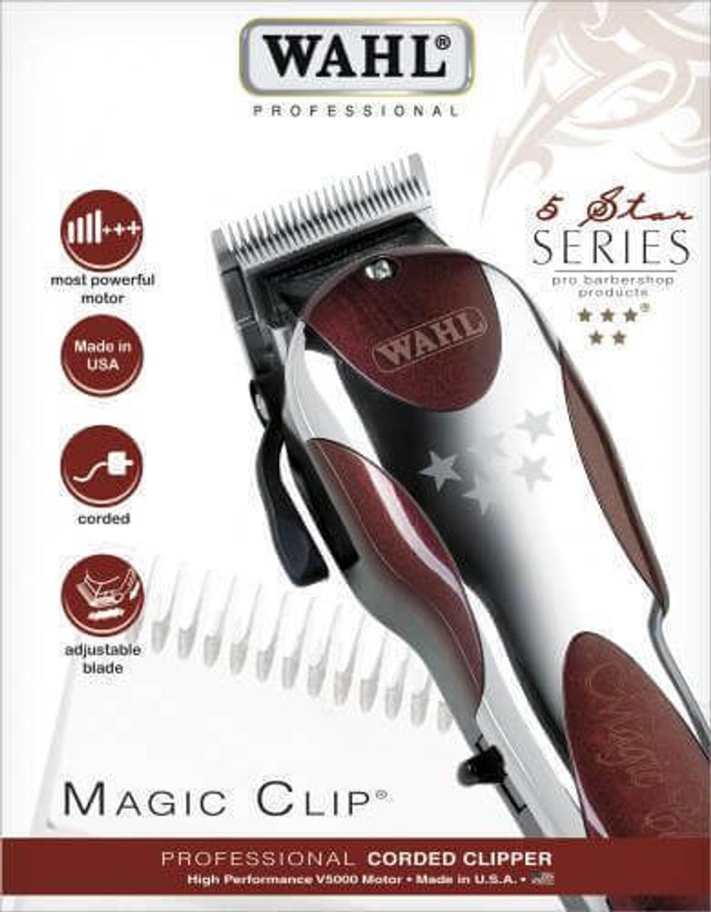 Машинка для стрижки Wahl Magic Clip (8451-316H) - 7