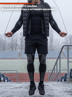 Комплект термобелье мужское спортивное с полипропиленом Legenda черный