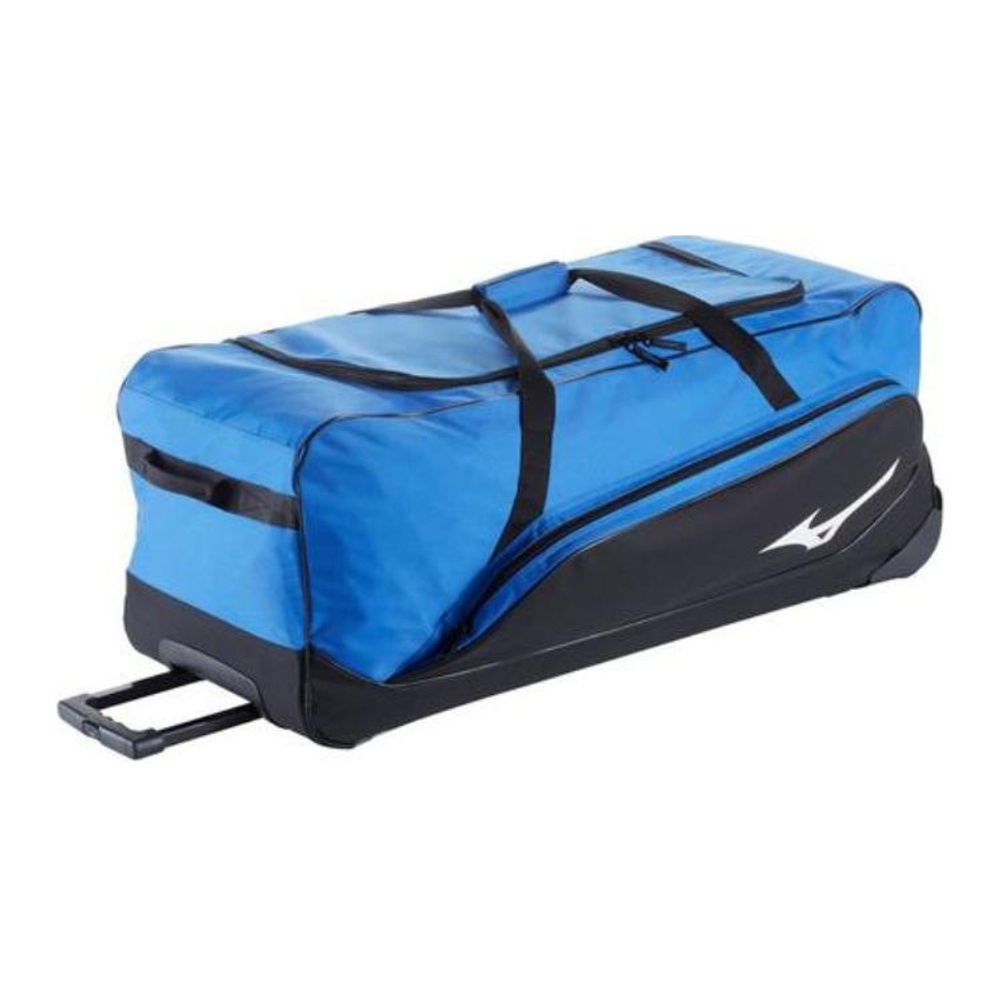 Mizuno Polyester Trolley Bag 29 Inch Unisex Blue