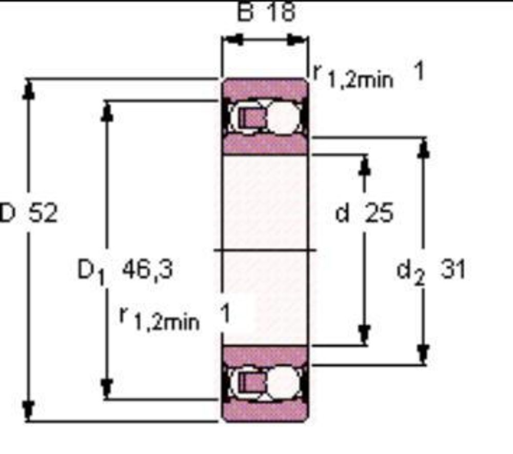 Подшипник SKF 2205 E-2RS1TN9
