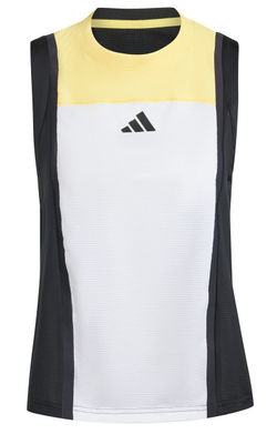 Женский топ теннисный Adidas Heat.Rdy Match Pro Tank - white/orange/black