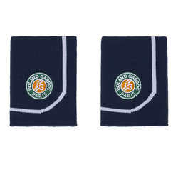 Махровая теннисная напульсник Roland Garros Performance 2P - navy/white