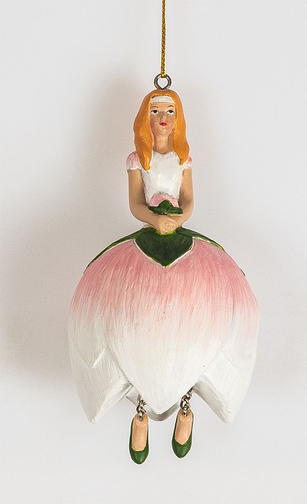 Фигурка декоративная Fiebiger Floristik: Blumenmädchen (цветочная фея) Кувшинка l=11 см