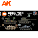 Набор красок AK Interactive Modern French Army Colors Set 3G, 6 красок