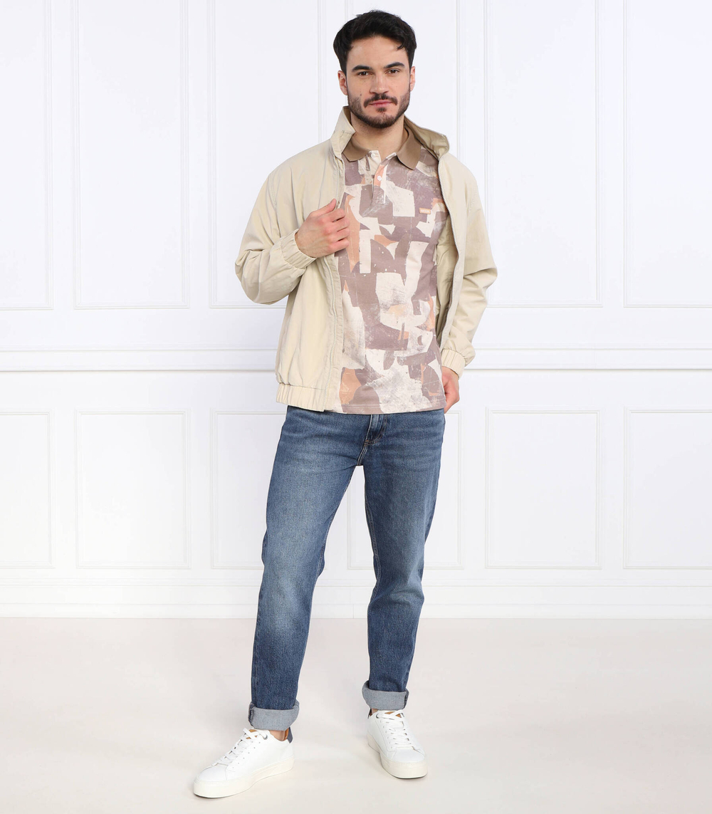 поло guess patch GUESS - бежевый(M3GP10 KBQ40)