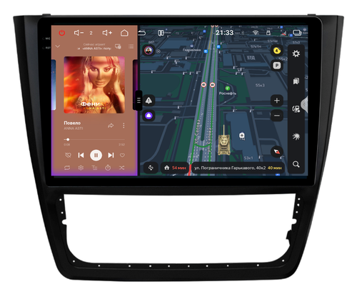 Магнитола для Skoda Yeti 2009-2018 (кондиционер) - Redpower 85404 PRO/PROmax ТОП звук, 2K QLED, Android 14, Быстрейшая, CarPlay, 4G SIM-слот