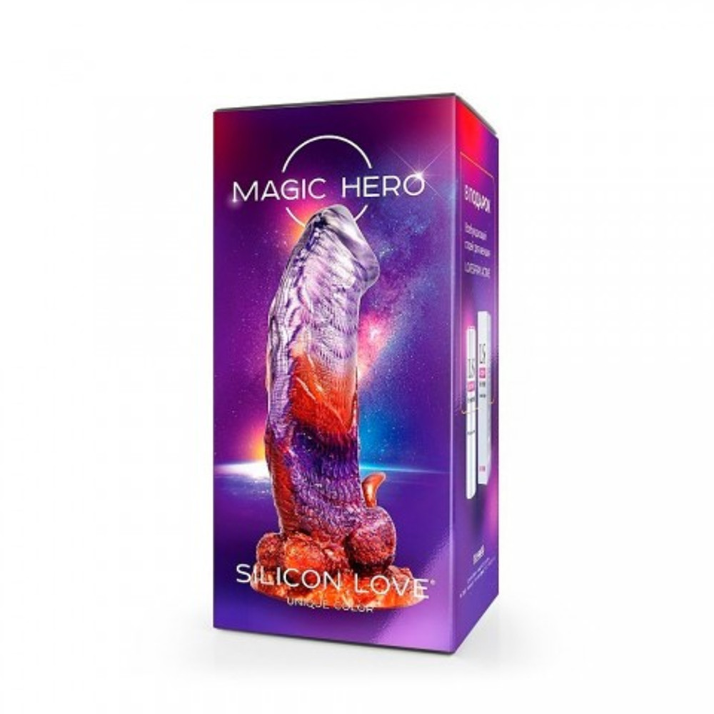 Фаллоимитатор Magic hero, разноцветный, 24*5,8 см