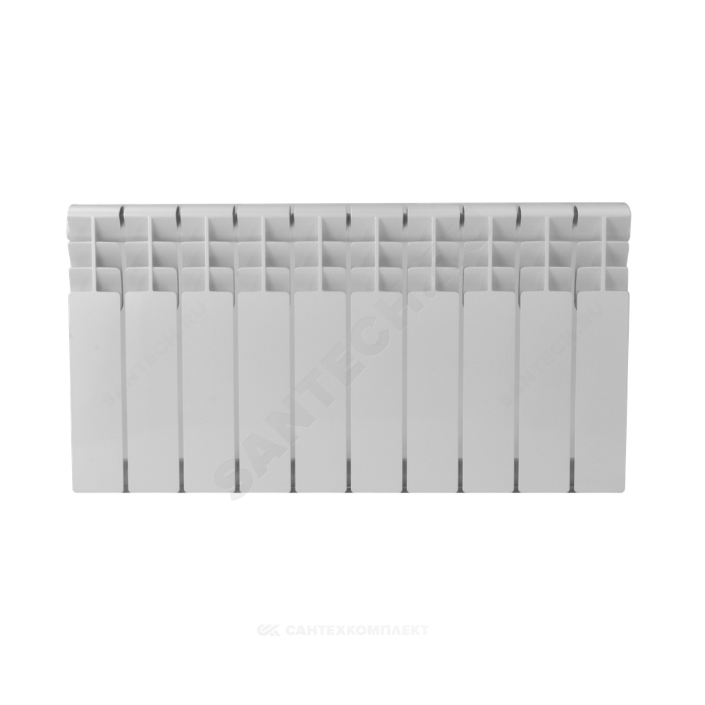 Радиатор биметаллический Ultra Plus 350 6 секций Qну=630 Вт RAL 9016 (белый) Ogint