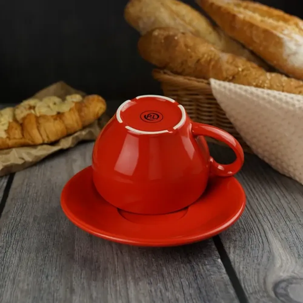 Чайная пара 320 мл красная d 11 см h7 см Barista (Бариста) P.L. Proff Cuisine [6]