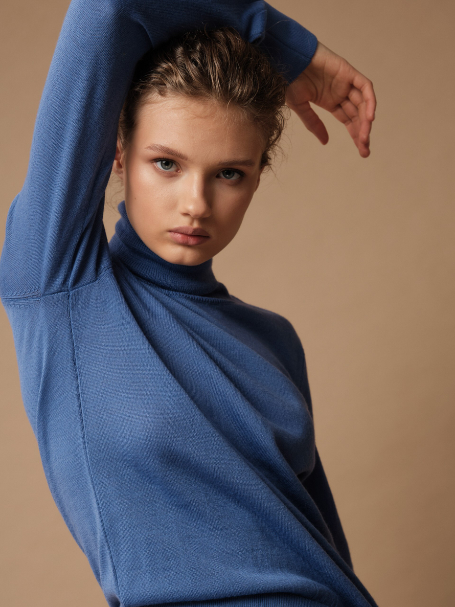 Водолазка "Lulu" J0215 сиреневый