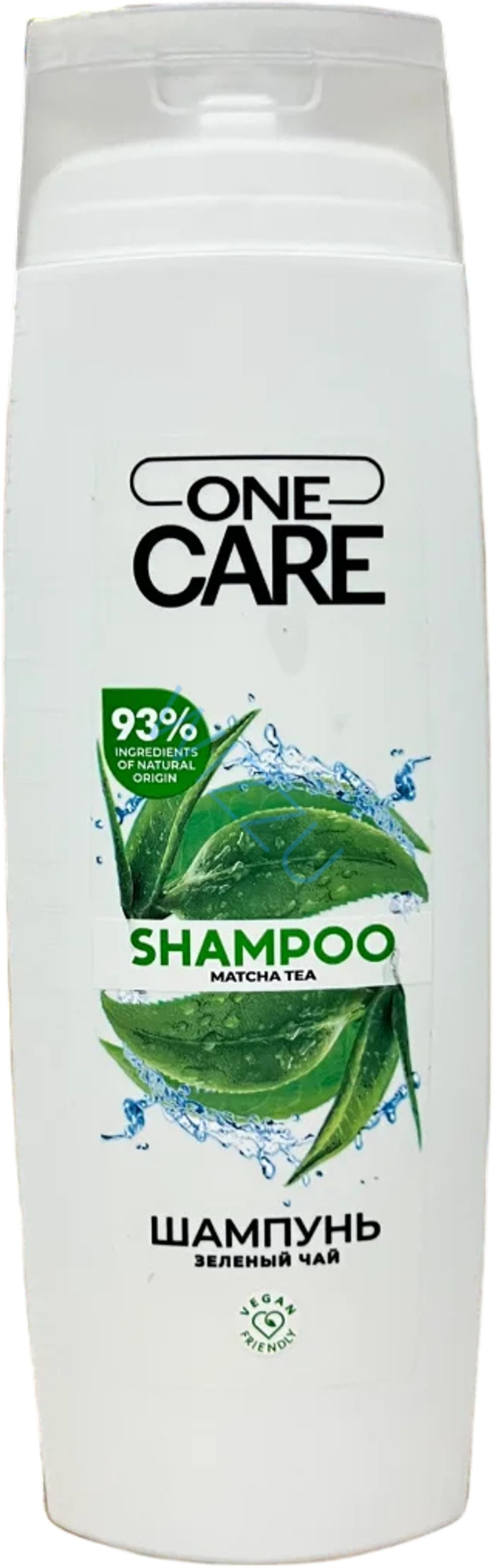 ONE CARE Шампунь для волос "Зеленый чай "400 мл /14шт 5424
