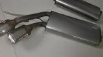 Выхлопная система с заслонками для Mercedes-Benz Benz G class W463 G55 G63 AMG Exhaust Muffler with tips G550