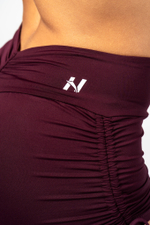 Шорты Lace-Up Sculpting Shorts OWN YOUR POWER 429 бордовые